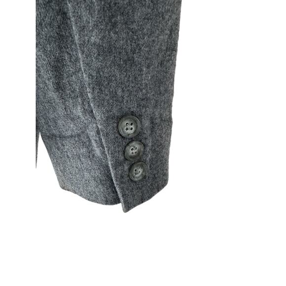 Pendleton Gray Preppy Academia Business Career Office Work Wool Blazer Size 14 - Picture 10 of 16